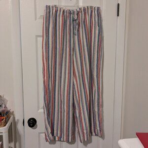 Old Navy high rise comfort waistband wide leg pants size large